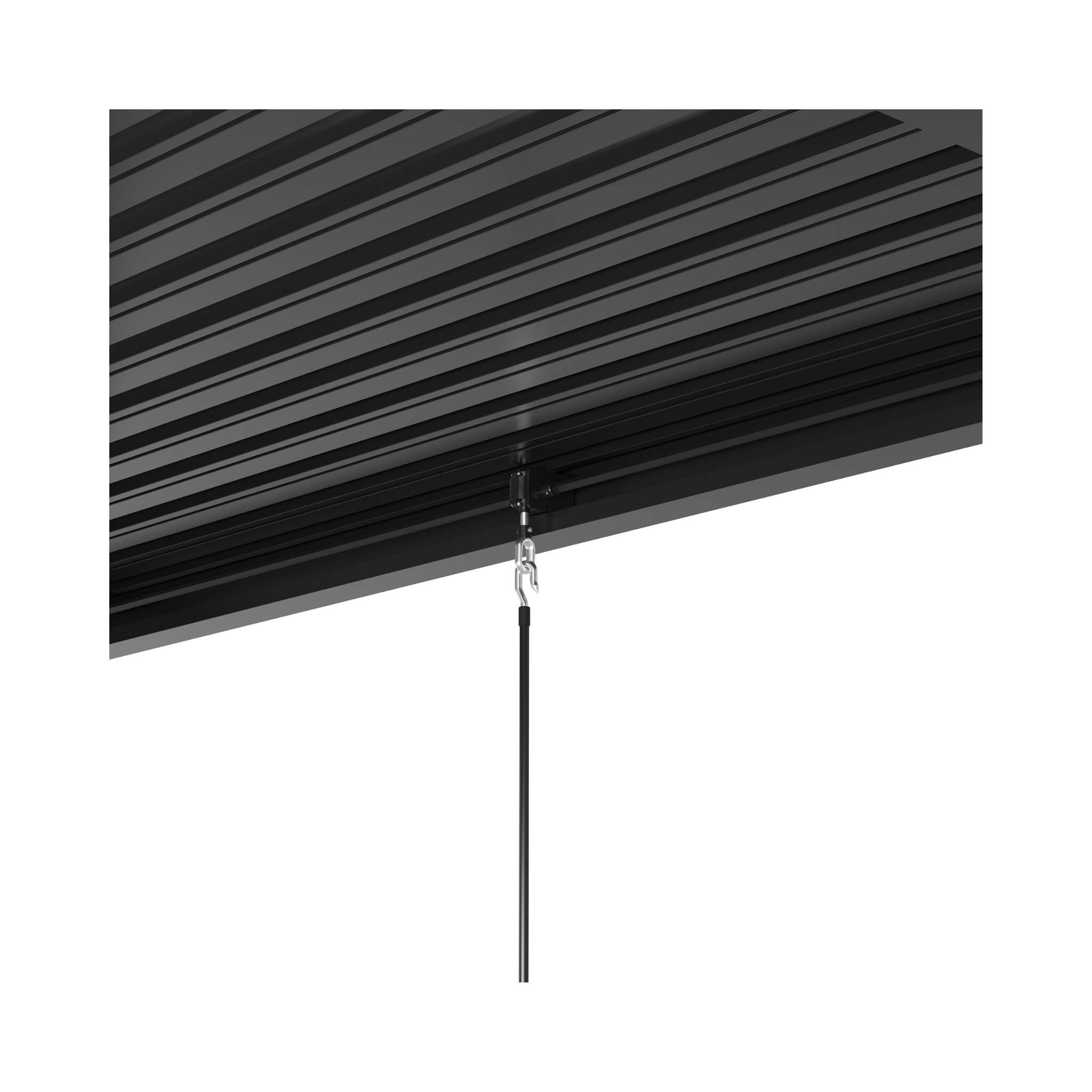 Saksby Alora Modern Louvered Aluminum Pergola 10x19 ft – Adjustable Roof Outdoor Pergola