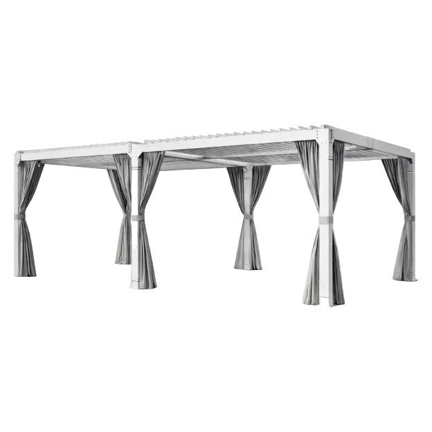 YLN Alora Hardtop Louvered Pergola With Adjustable Aluminum Rainproof Roof