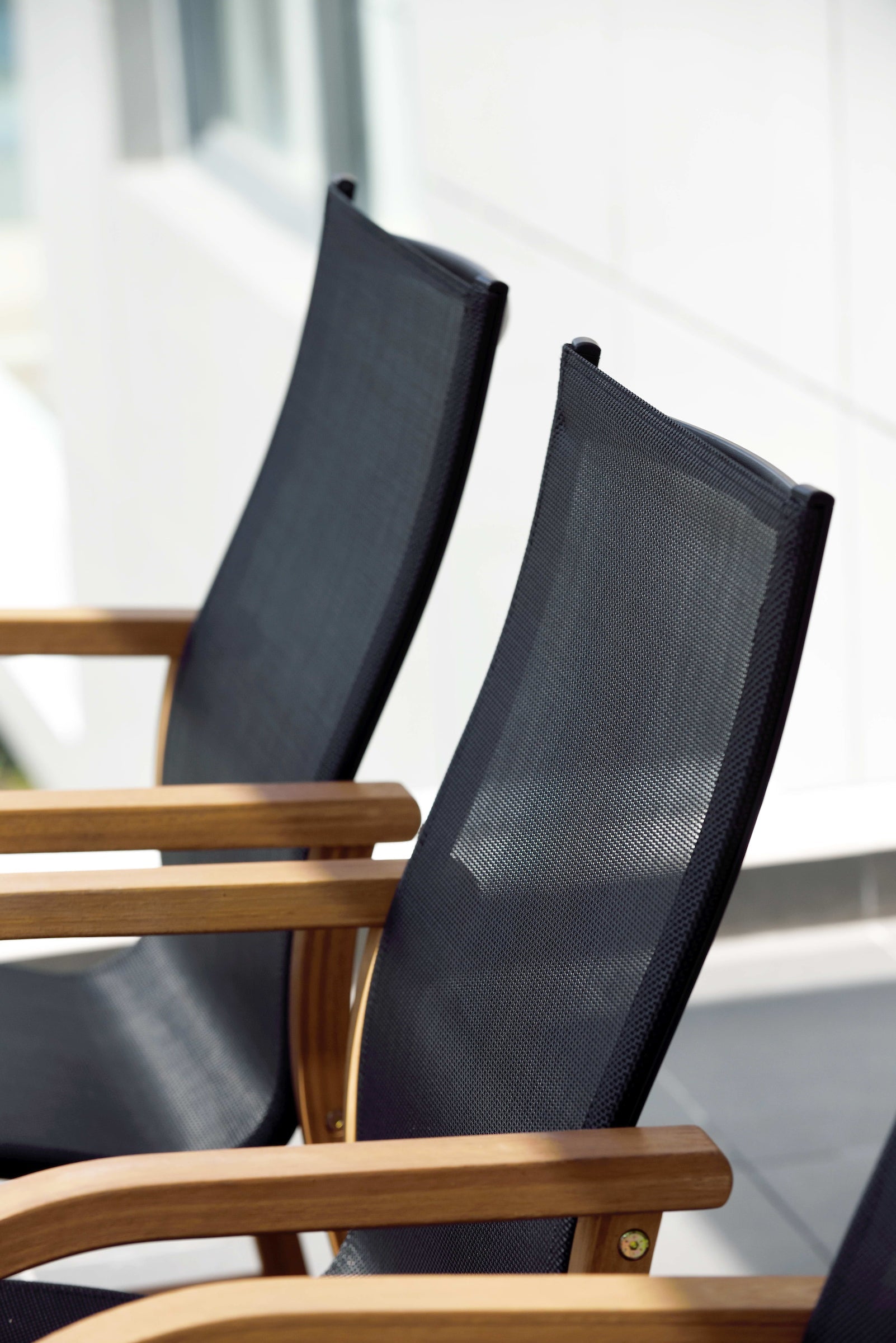 Orlando Wood Table and Manhattan Black Dining Set