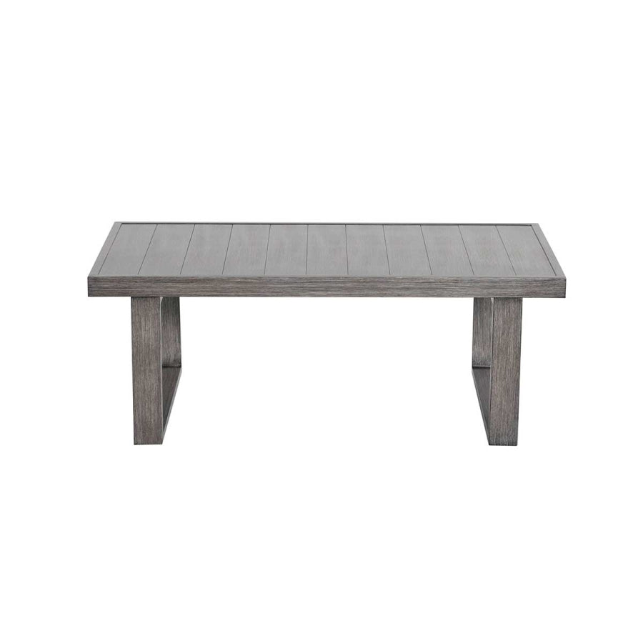 Walsh 4-Piece Aluminum Patio Sectional Sofa Set with Corner Seating & Coffee Table – Seats 5