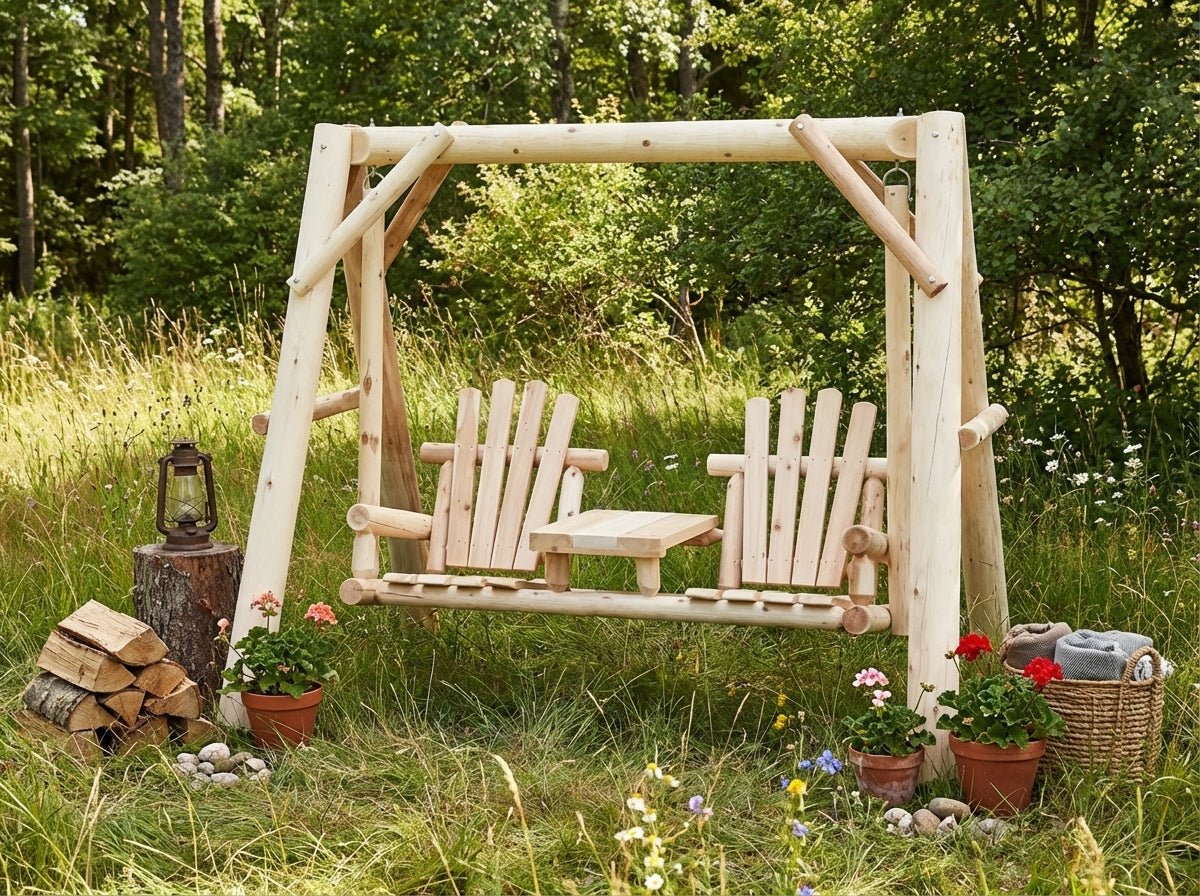 Backyard Wooden Swings for Your Garden