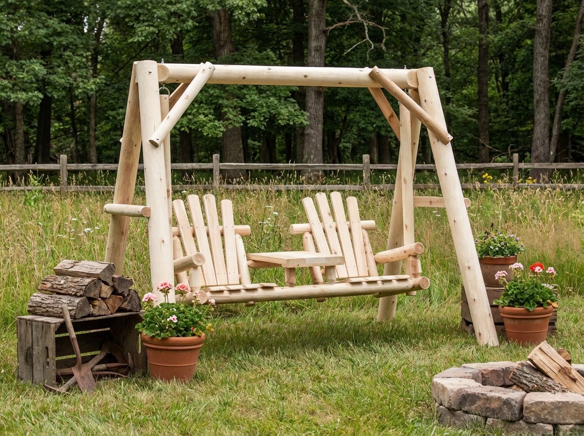Backyard Wooden Swings for Your Garden