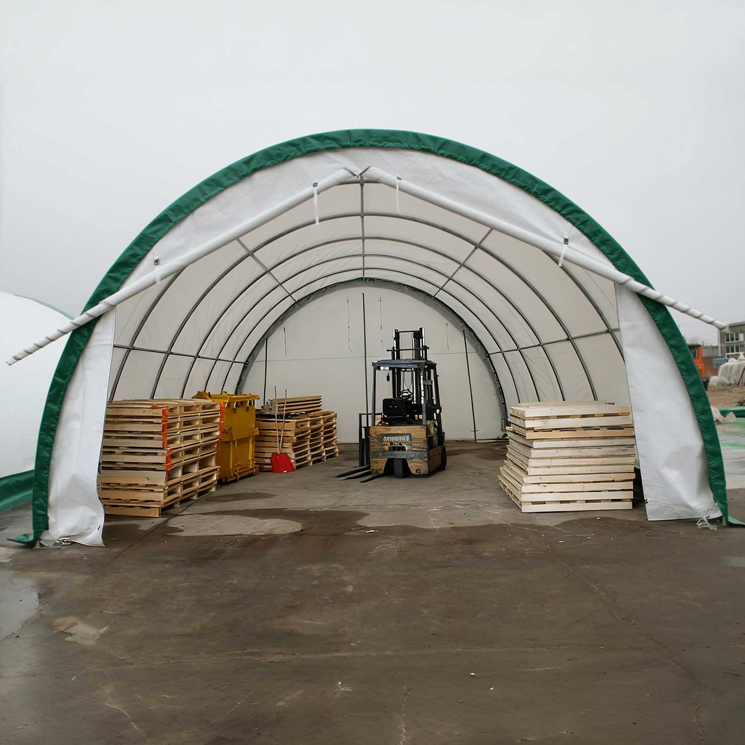 20 ft. x 30 ft. Single Truss Arch Storage Shelter with Galvanized Steel Frame