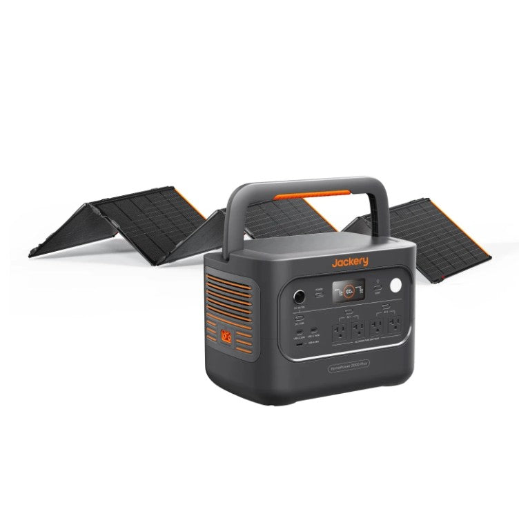 Jackery Solar Generator HomePower 2000 Plus v2 – 2048Wh Portable Power Station with SolarSaga 500 X Solar Panel