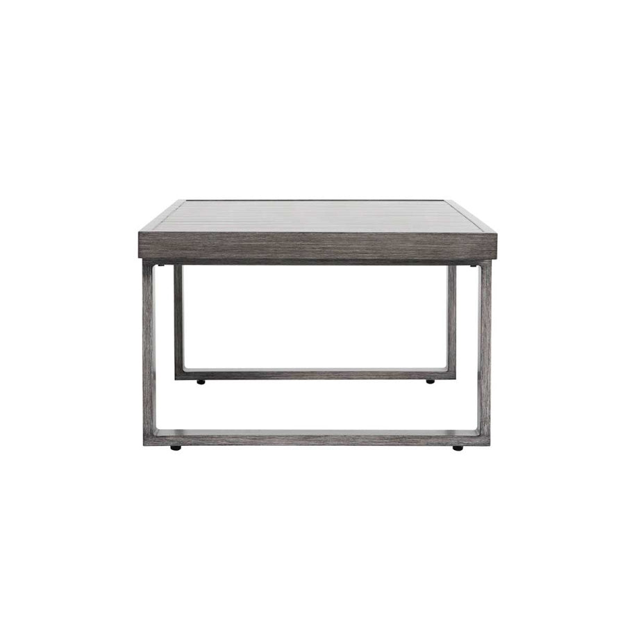 Walsh 4-Piece Aluminum Patio Sectional Sofa Set with Corner Seating & Coffee Table – Seats 5
