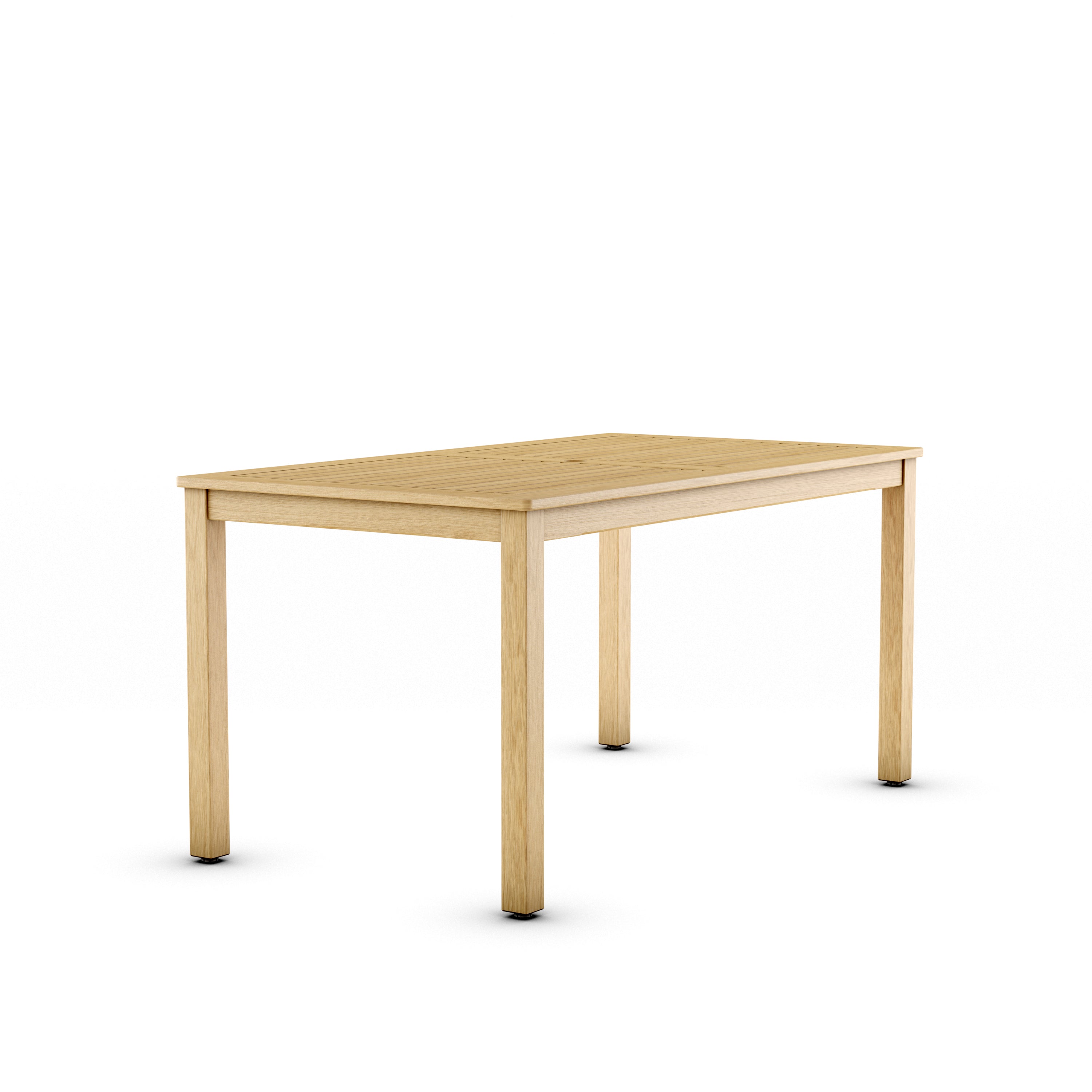 Orlando Wood Table and Manhattan Black Dining Set
