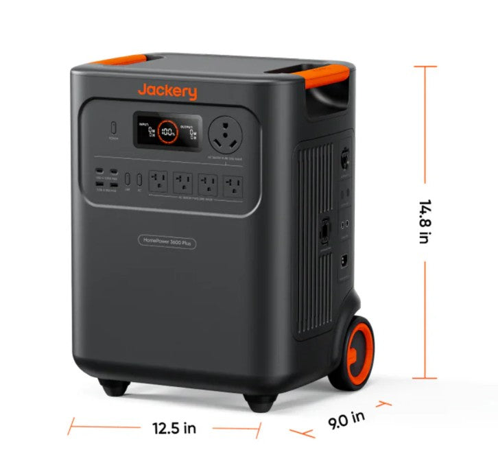 Jackery HomePower 3600 Plus Portable Power Station – 3600W LiFePO4 Solar Generator