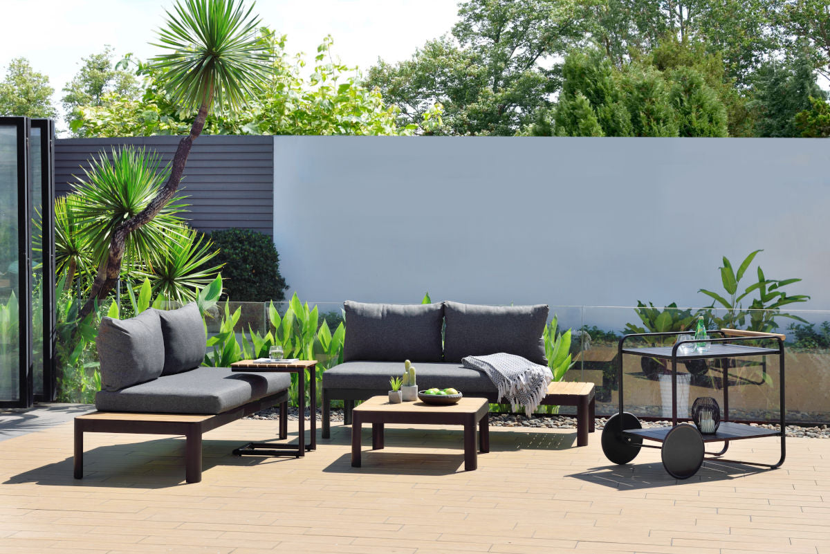 Portals Dark 2-Seat Sofa