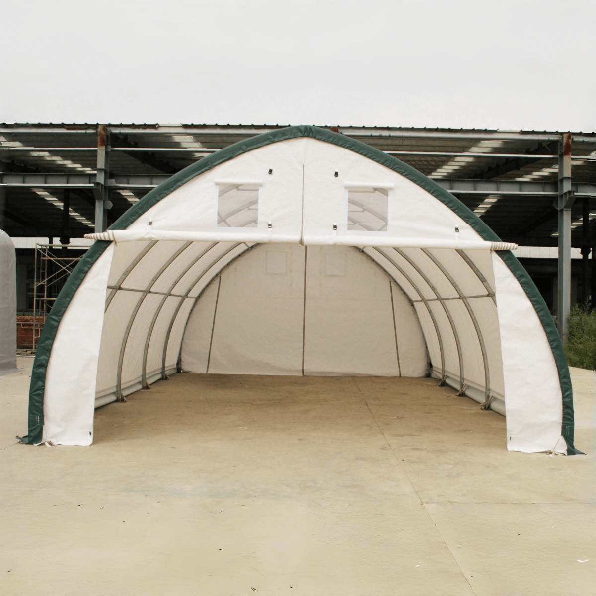 20 ft. x 30 ft. Single Truss Arch Storage Shelter with Galvanized Steel Frame