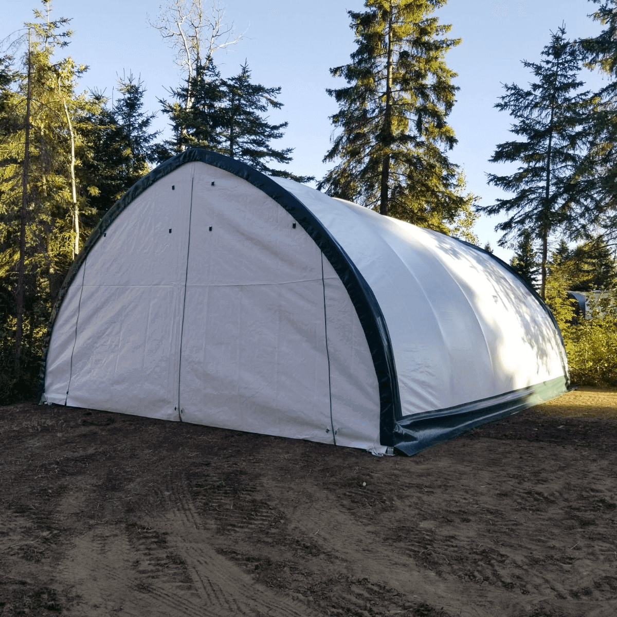 20 ft. x 30 ft. Single Truss Arch Storage Shelter with Galvanized Steel Frame