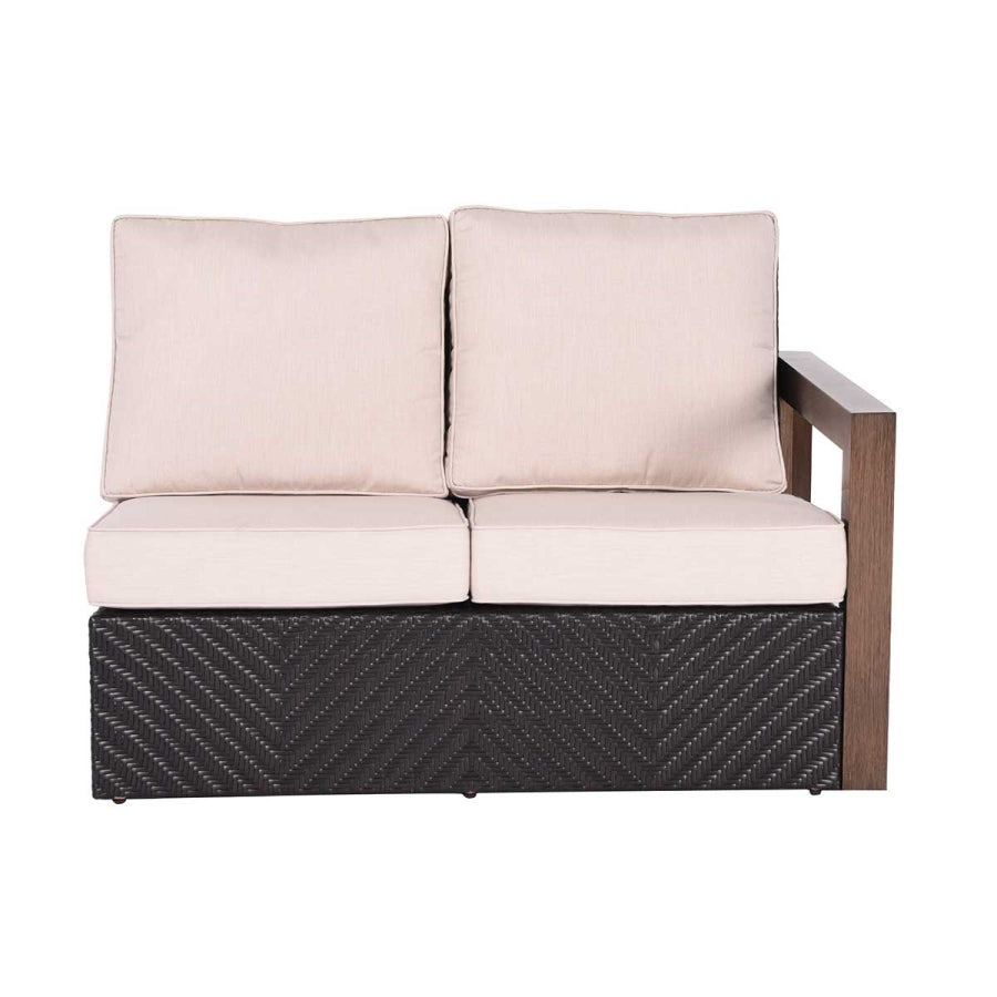 Delano 6-Piece Wicker Sectional Patio Set with Coffee Table, Seating for 8 & Cushions