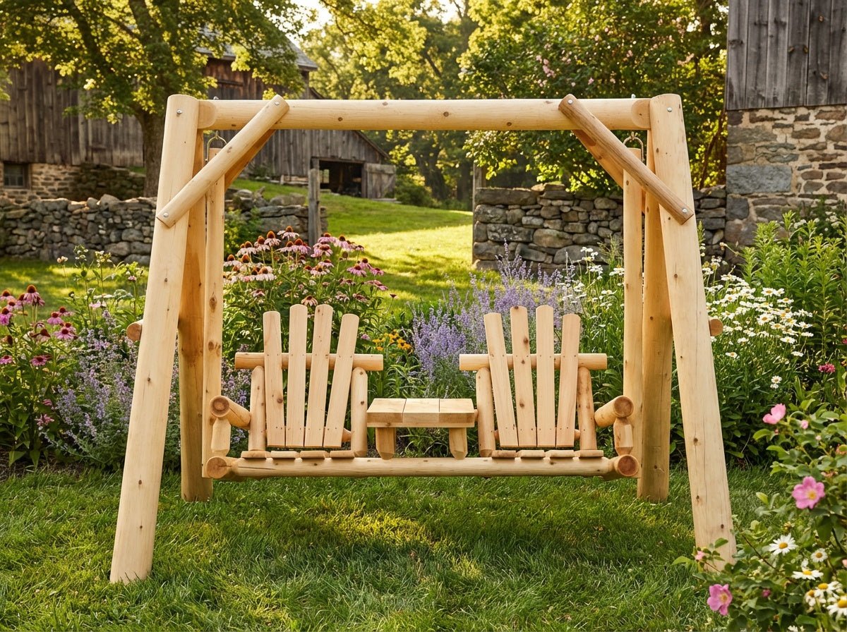 Backyard Wooden Swings for Your Garden
