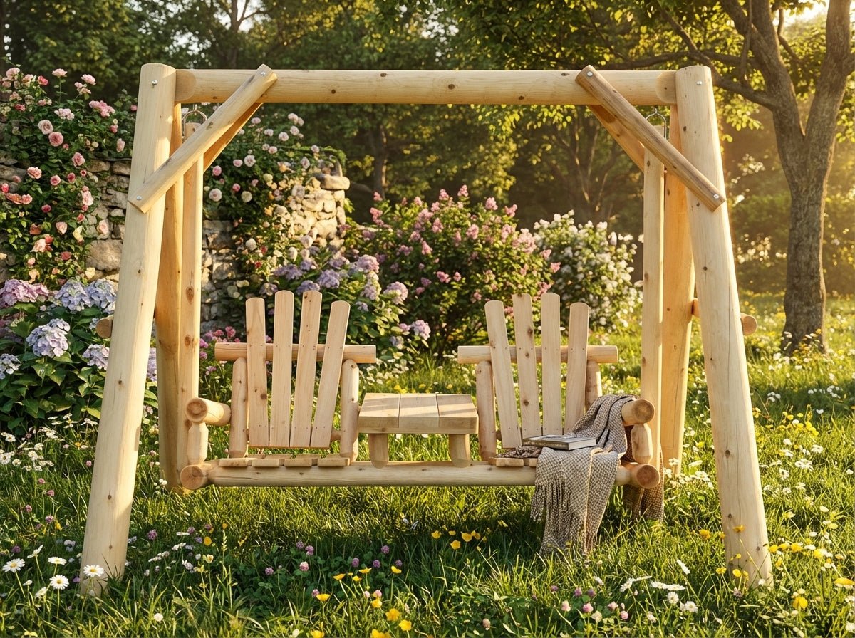 Backyard Wooden Swings for Your Garden