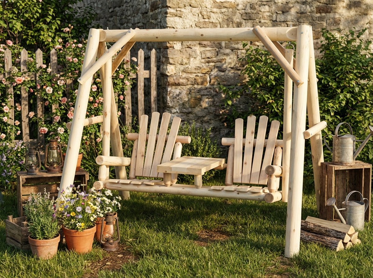 Backyard Wooden Swings for Your Garden