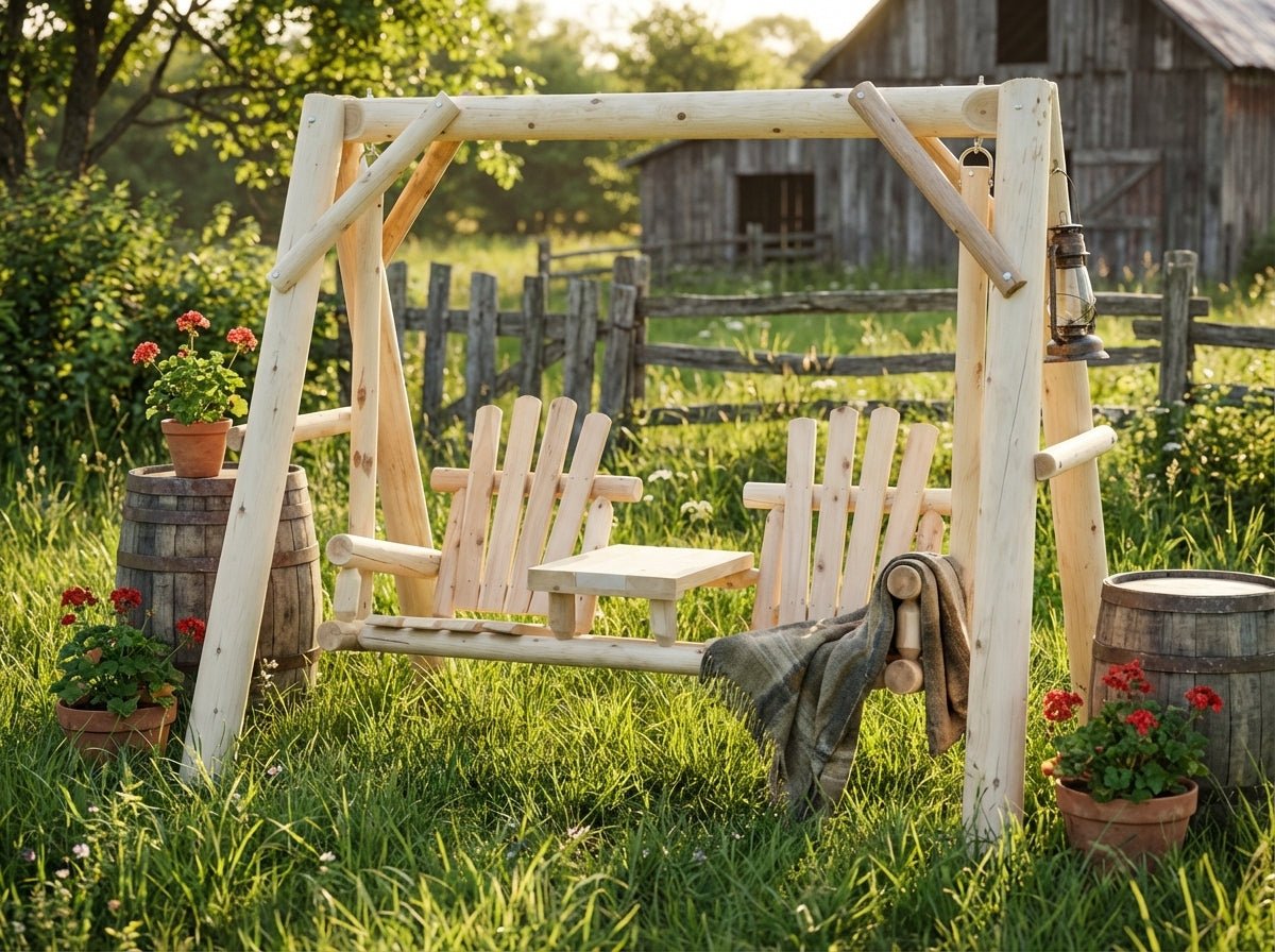Backyard Wooden Swings for Your Garden