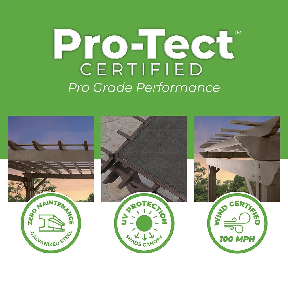 BYD Galvanized Steel Pergola