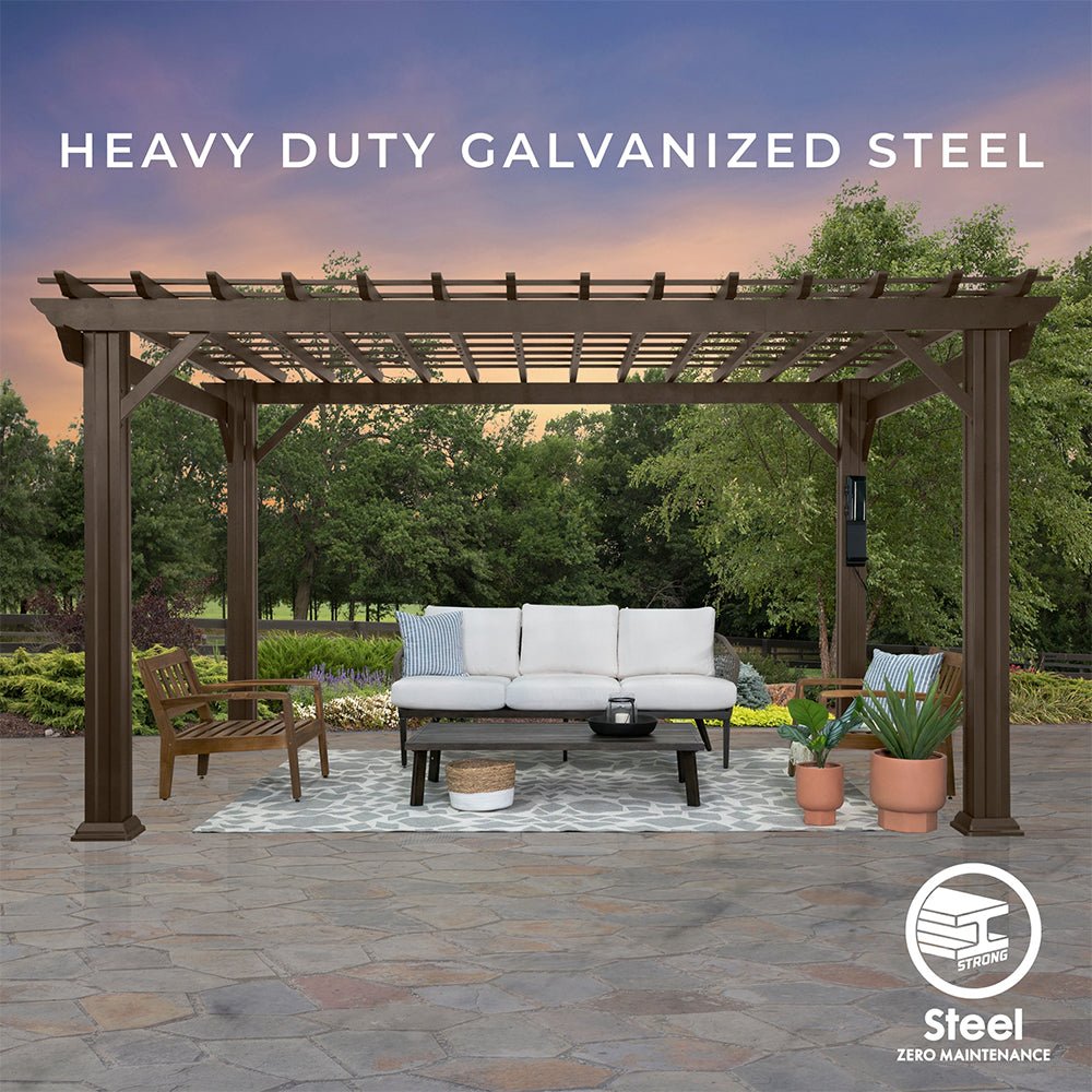 BYD Galvanized Steel Pergola