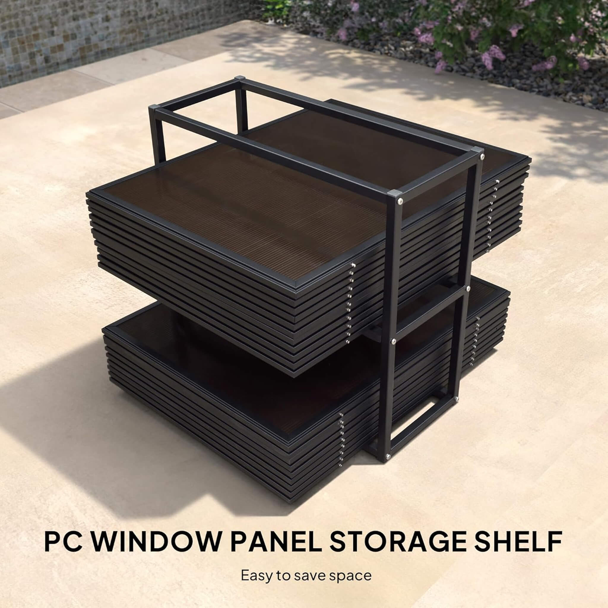 Alora Oasis Hardtop Aluminum Outdoor Sunroom with Sliding Doors & LED Lights