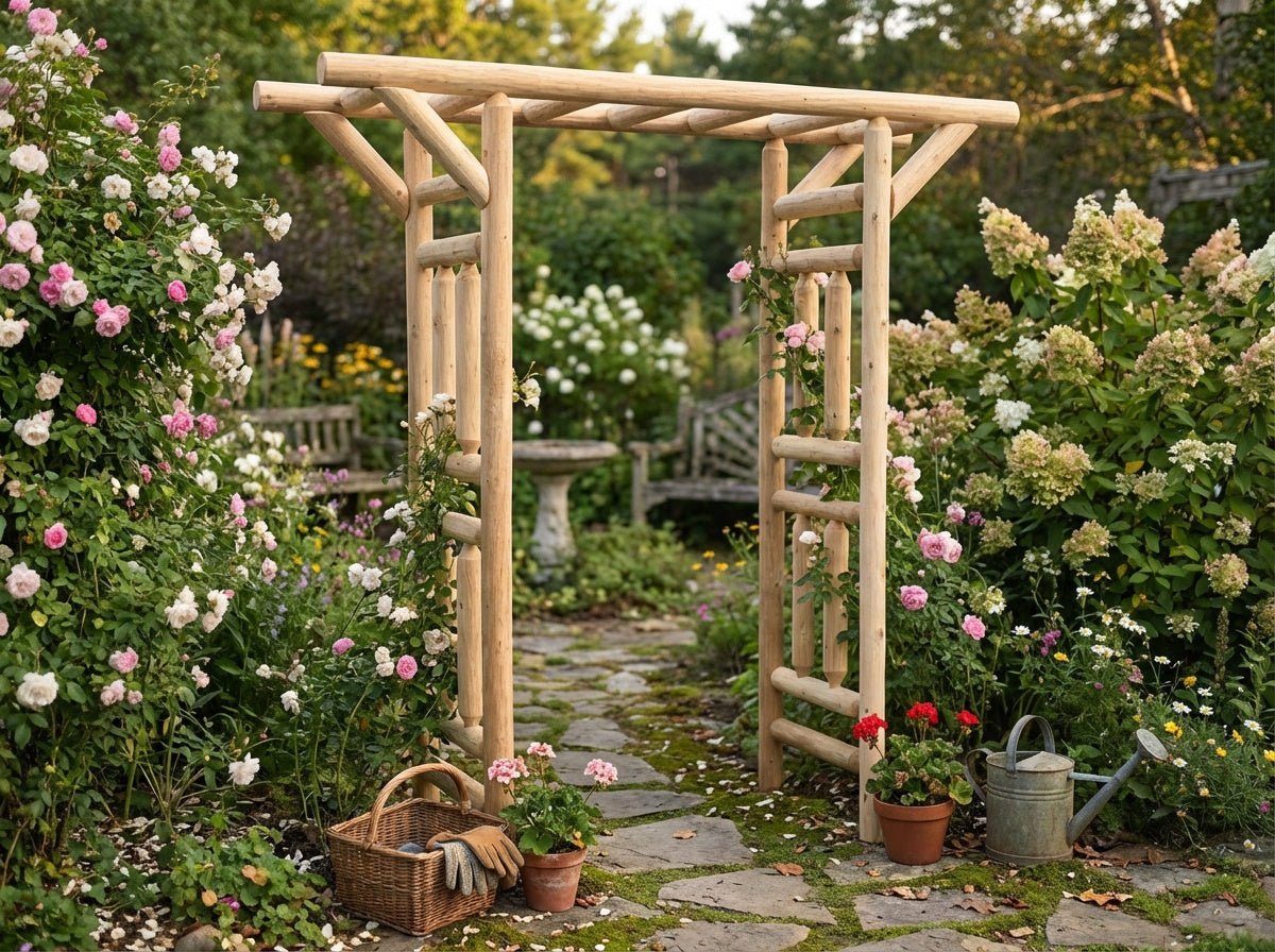 Outdoor Wooden Arbor