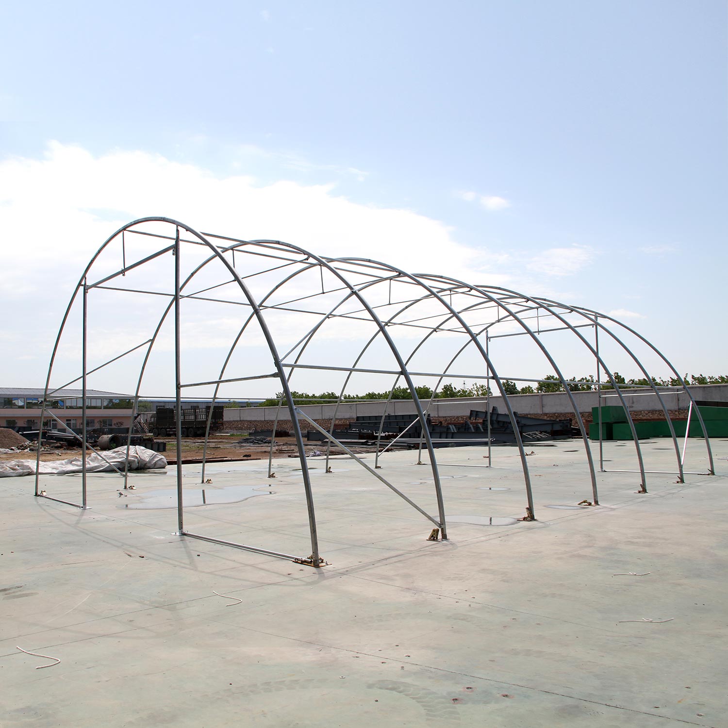 20 ft. x 30 ft. Single Truss Arch Storage Shelter with Galvanized Steel Frame