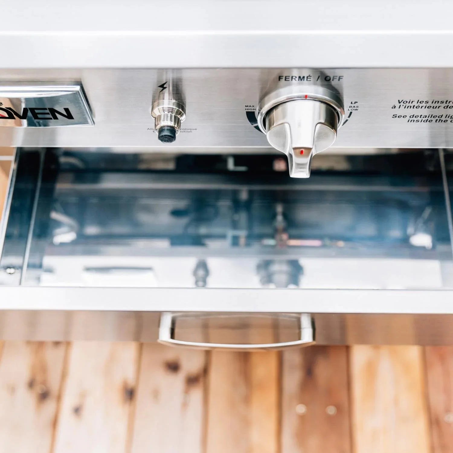 Summerset Outdoor Propane Pizza Oven with Viewing Window