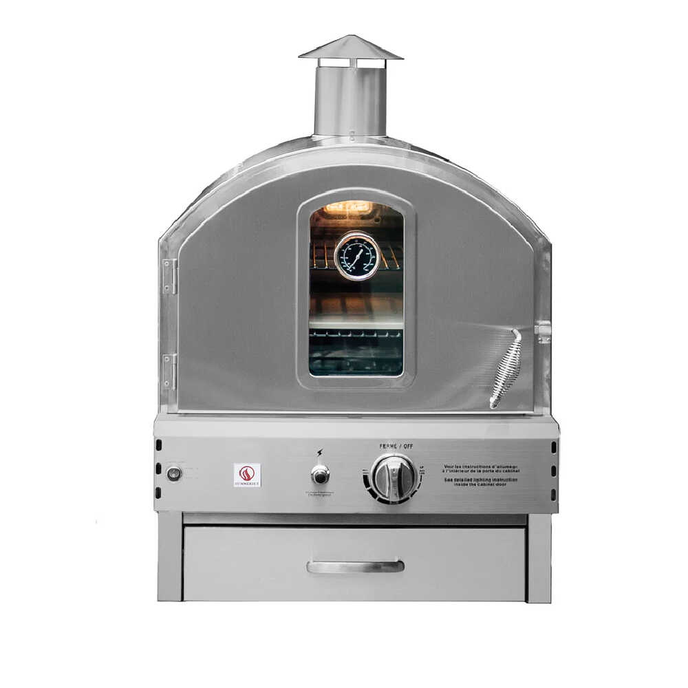 Summerset Outdoor Propane Pizza Oven with Viewing Window
